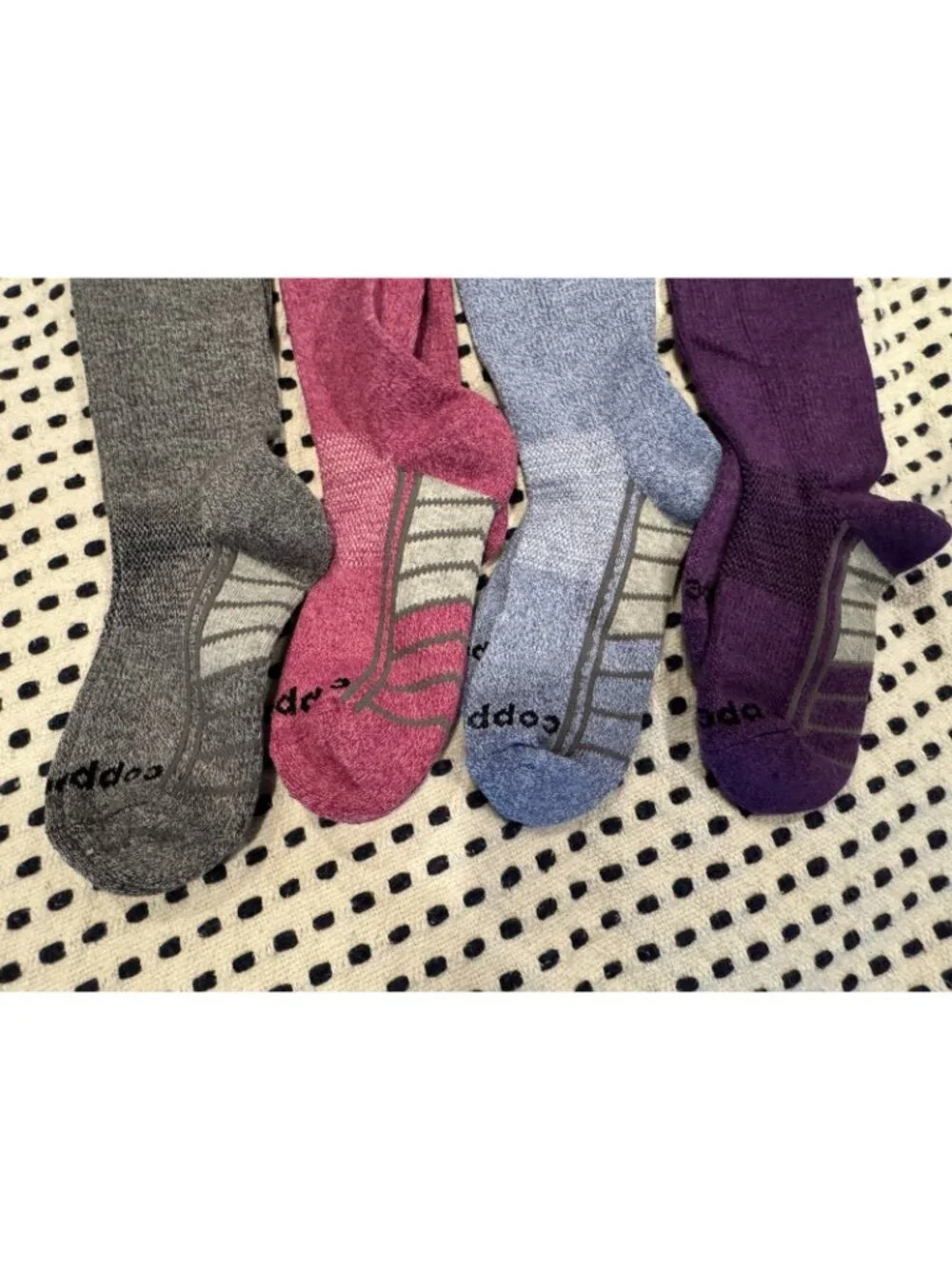 Tommie Copper Set of 4 Knee Hi Compression Socks Basic S 5-7.5 Small Women's NEW